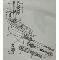 Gearcase For Bravo III Gearcase Components